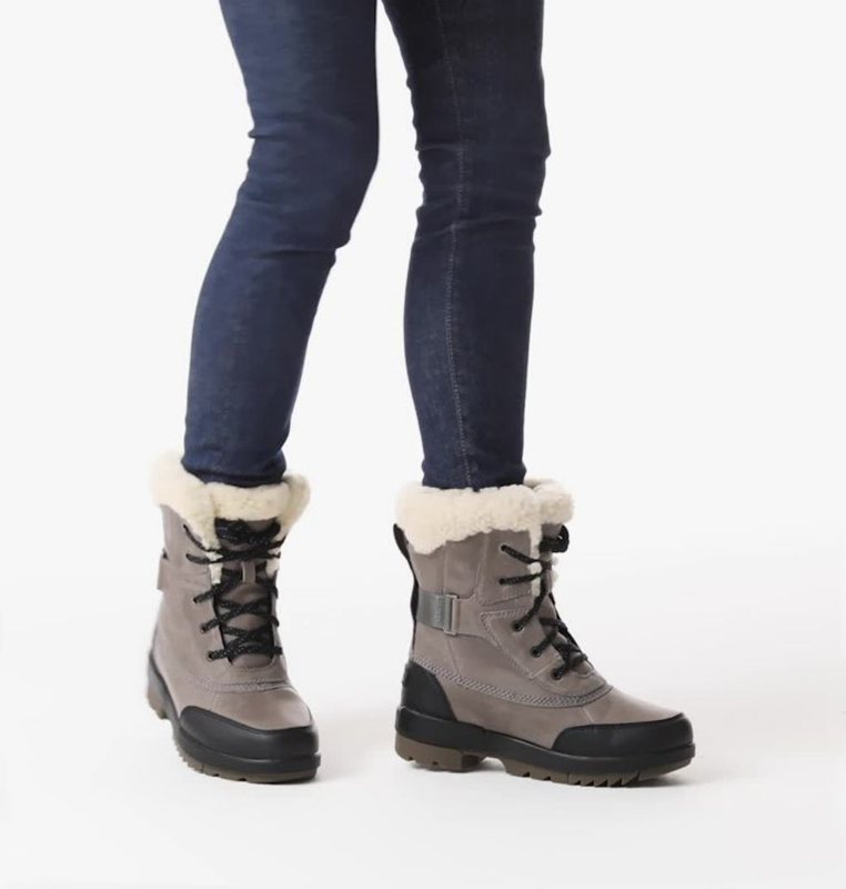 Womens Snow Boots Dark Grey - Sorel Tivoli™ IV Parc Mid - 125639-JQO